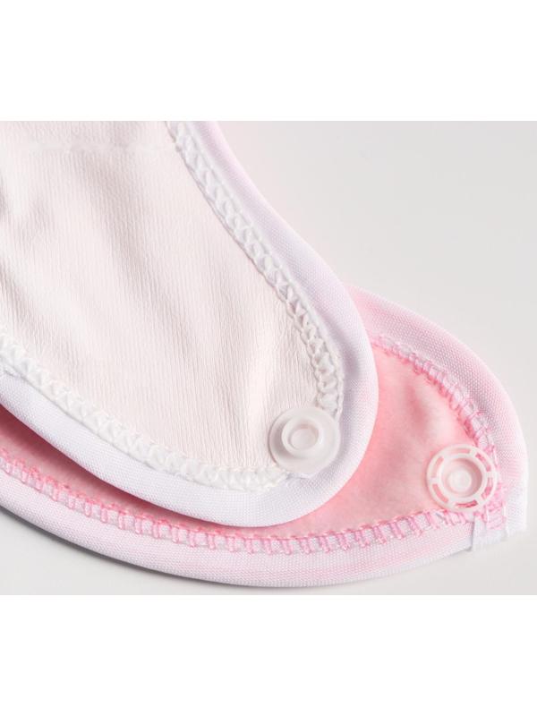 Нагрудник/слюнявчик для кормления на кнопке, МИКС