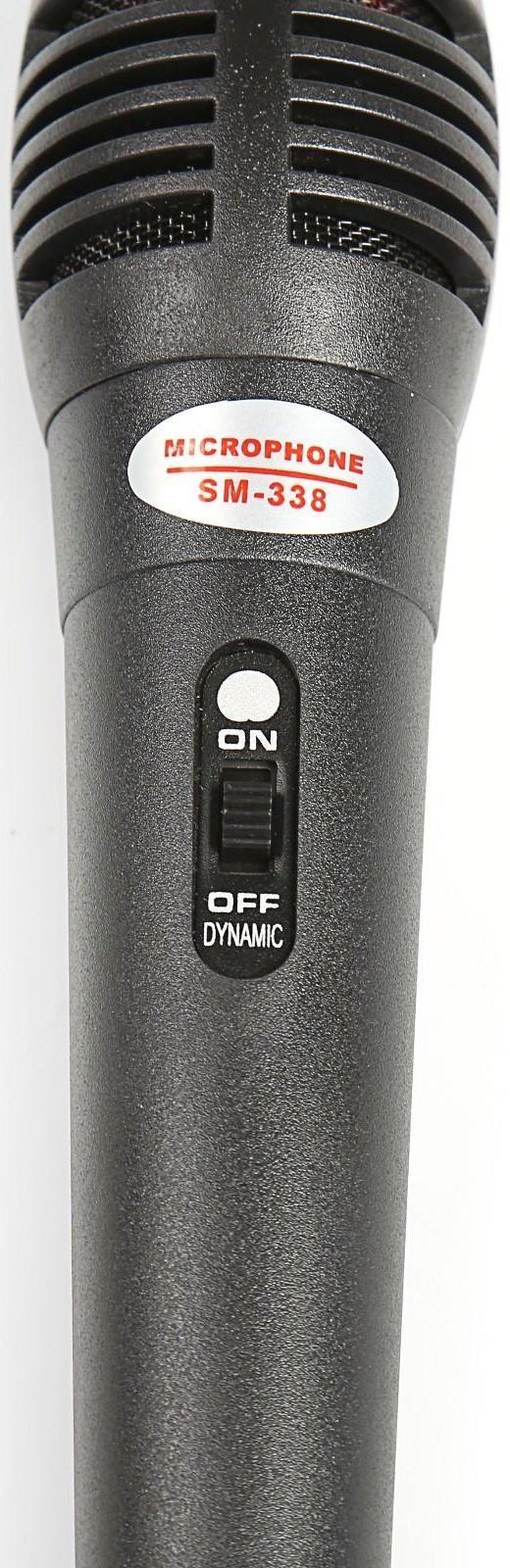 Микрофон для караоке G-102, проводной, 1.2 м, чёрный