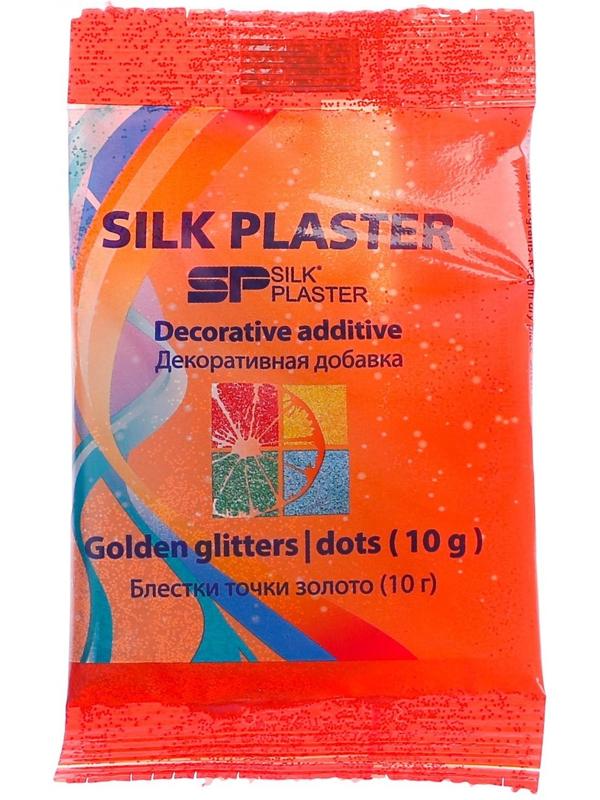 Блестки Silk Plaster, точка, золотые