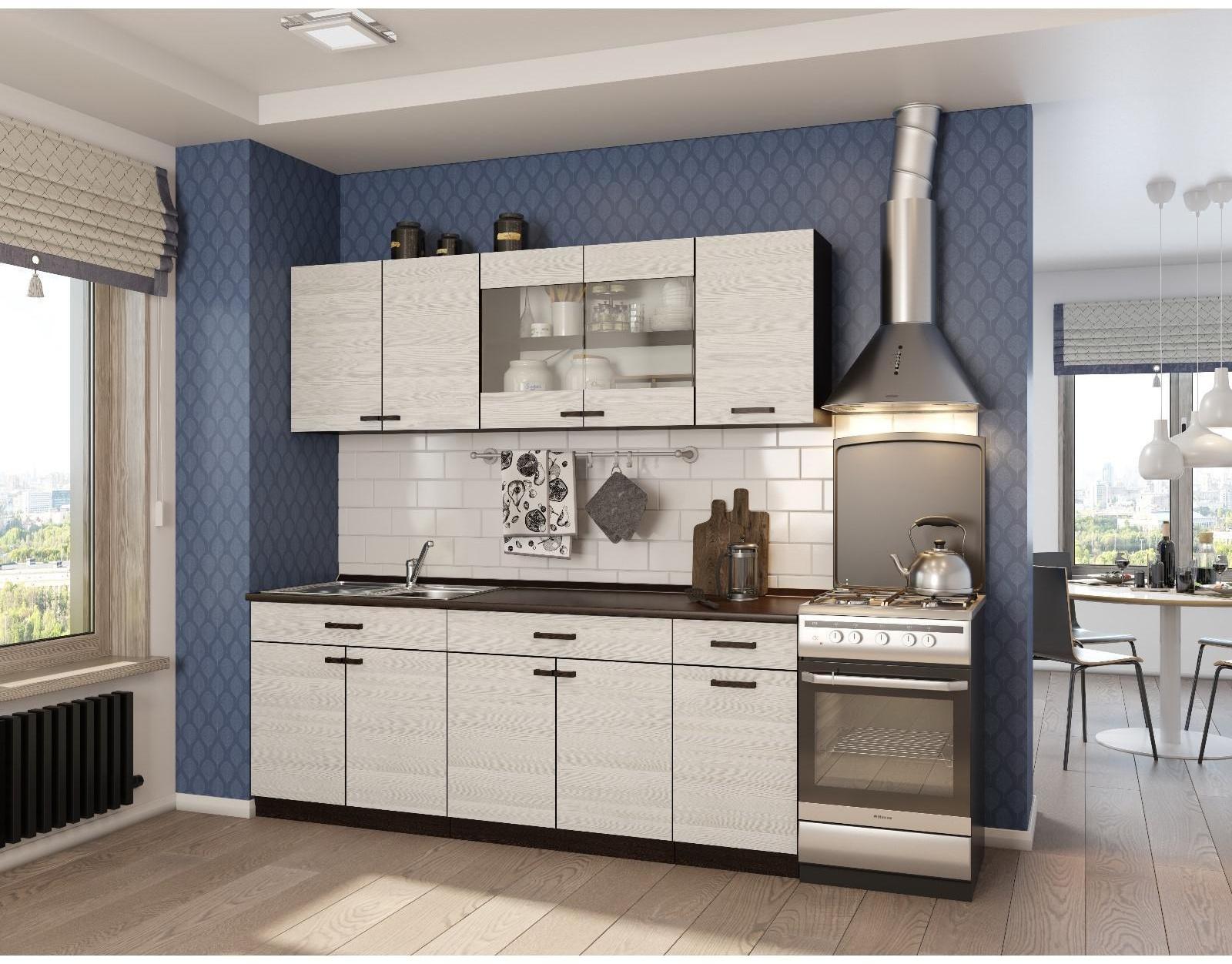 Шкаф навесной В400 Мальва, 400х290х626, Венге/Лоредо