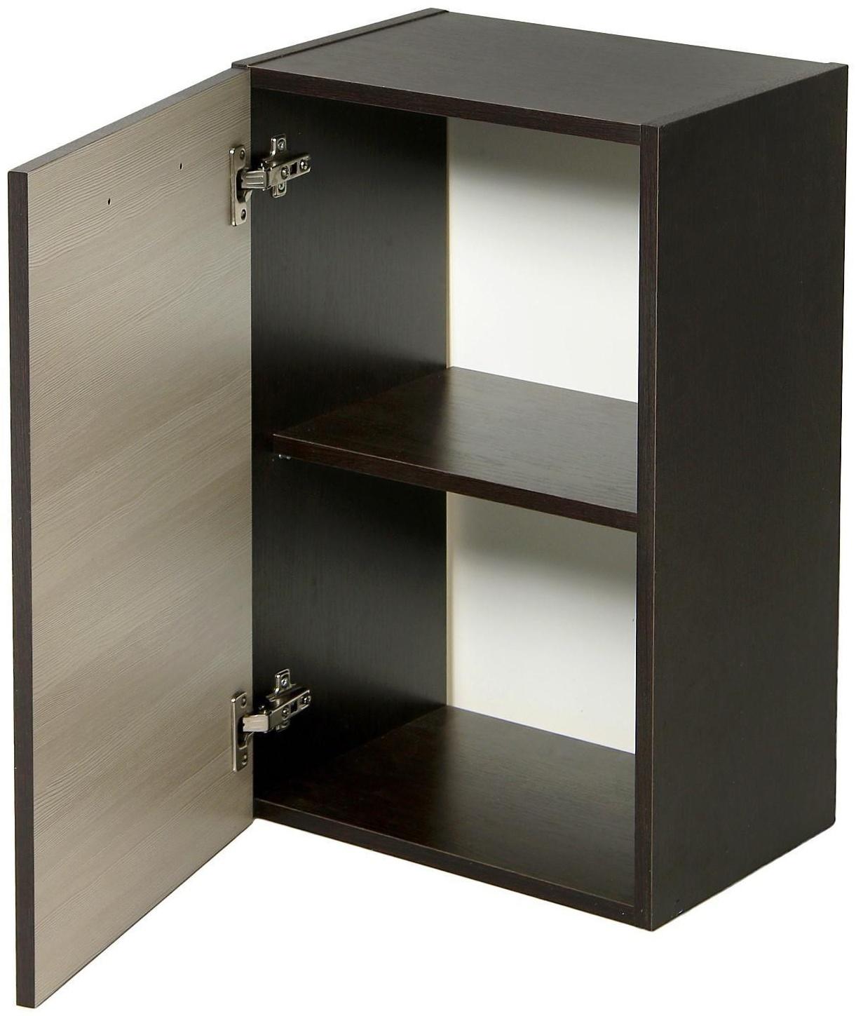 Шкаф навесной В400 Мальва, 400х290х626, Венге/Лоредо