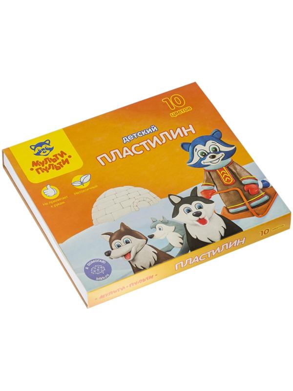 Пластилин 10 цветов 