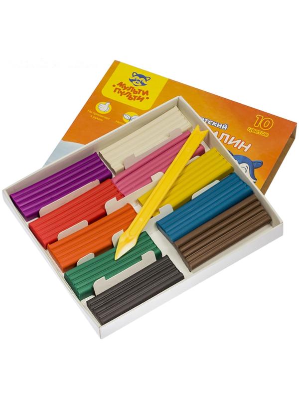 Пластилин 10 цветов 