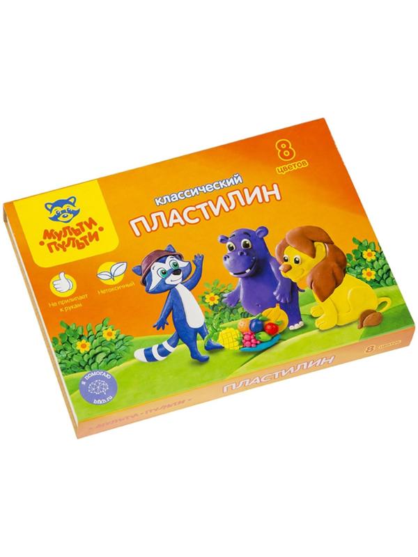 Пластилин 8 цветов 