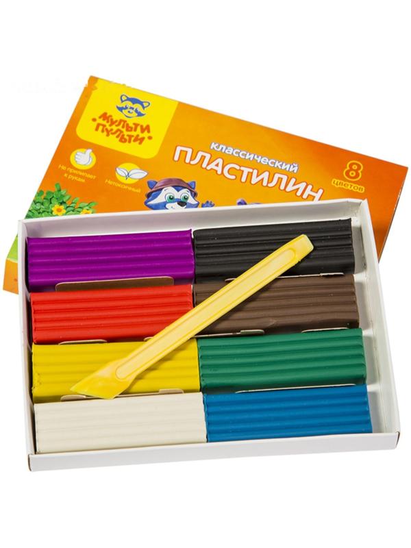 Пластилин 8 цветов 