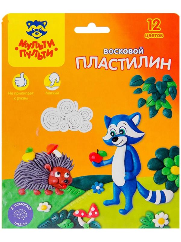 Пластилин Мульти-Пульти 