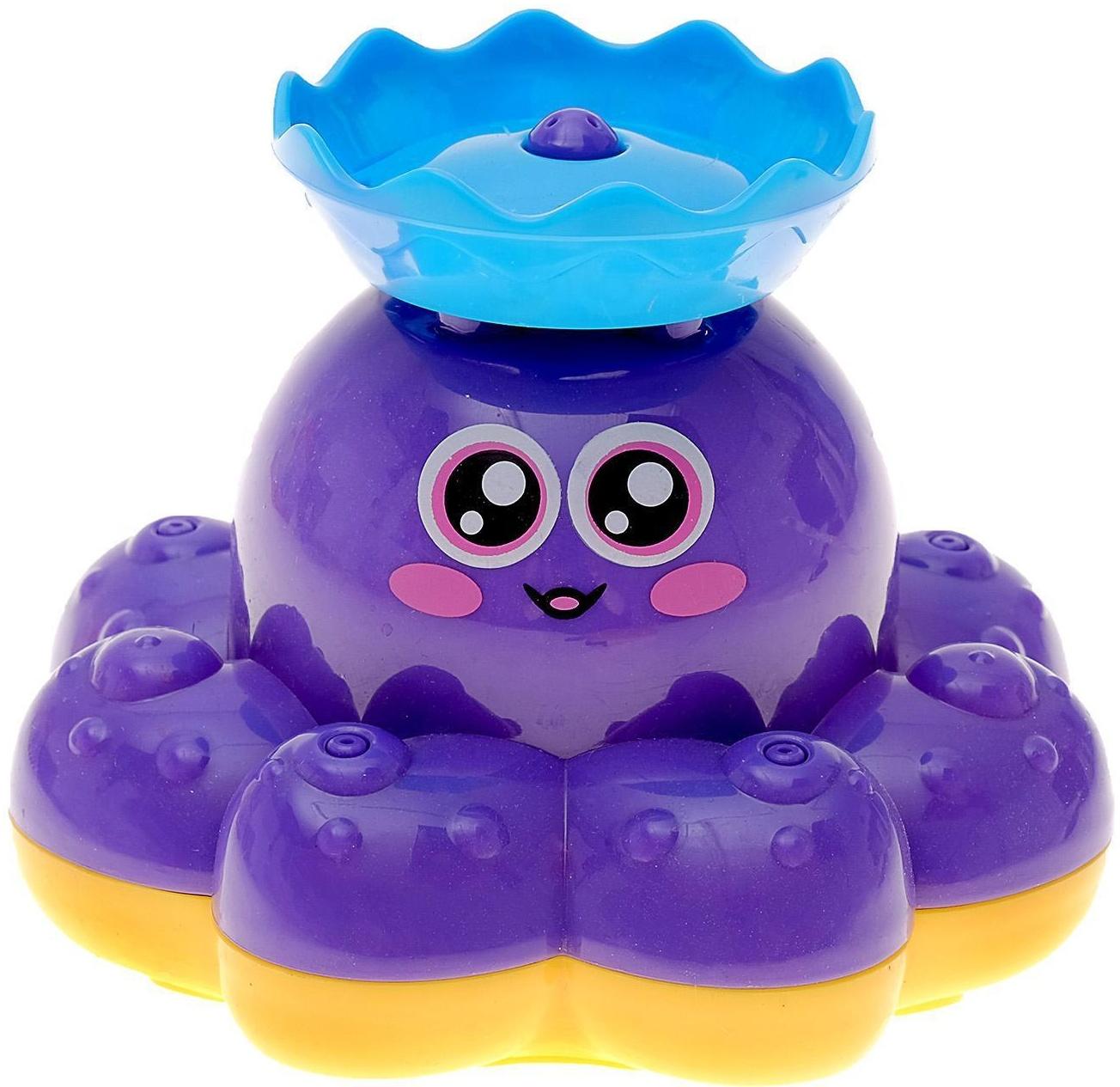 Игрушка для игры в ванне «Осьминожка», фонтанчик, цвет МИКС
