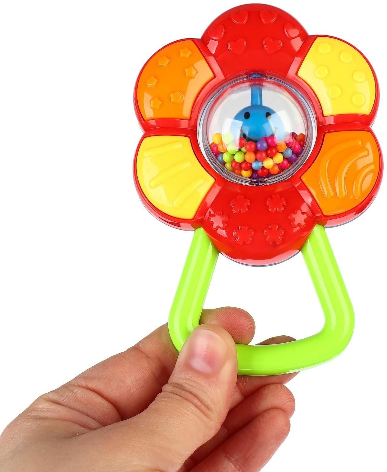 Погремушка «Ромашка», цвет МИКС