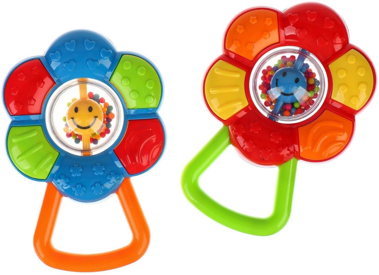 Погремушка «Ромашка», цвет МИКС