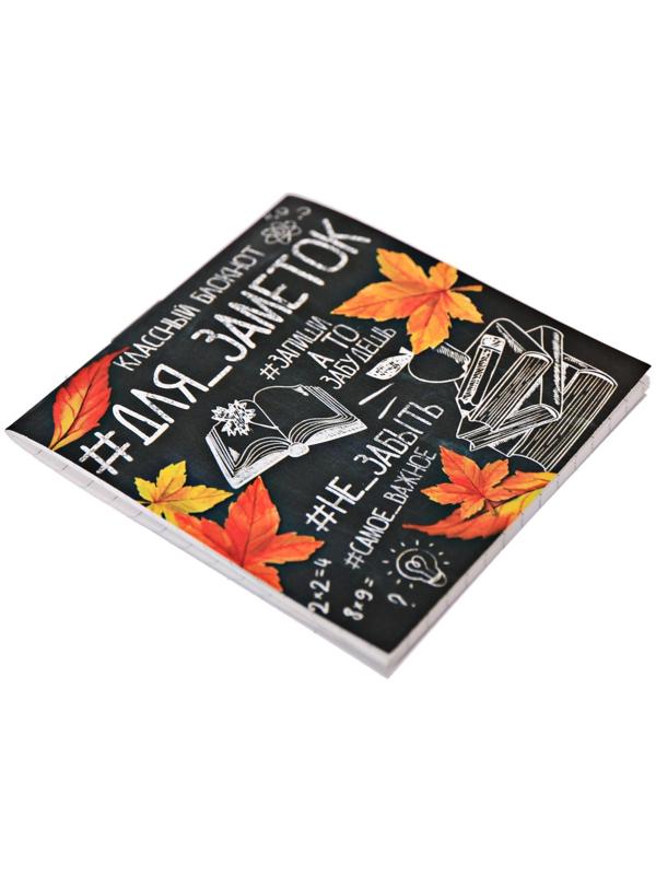 Блокнот 10*10, 16 листов «Для заметок школа»