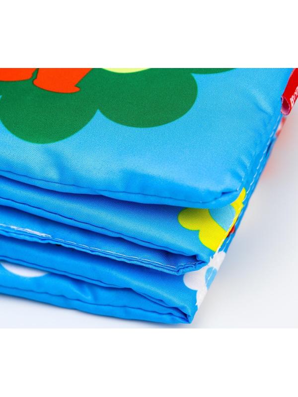 Мягкая книжка-бортик на кроватку «Лесные зверята», 14 х 14 см, с шуршалкой