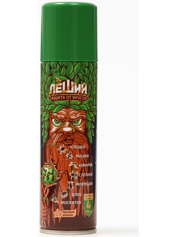 Аэрозоль Леший 7 в1 от клещей, мошки, комаров, слепней, мокрецов, блох 150мл