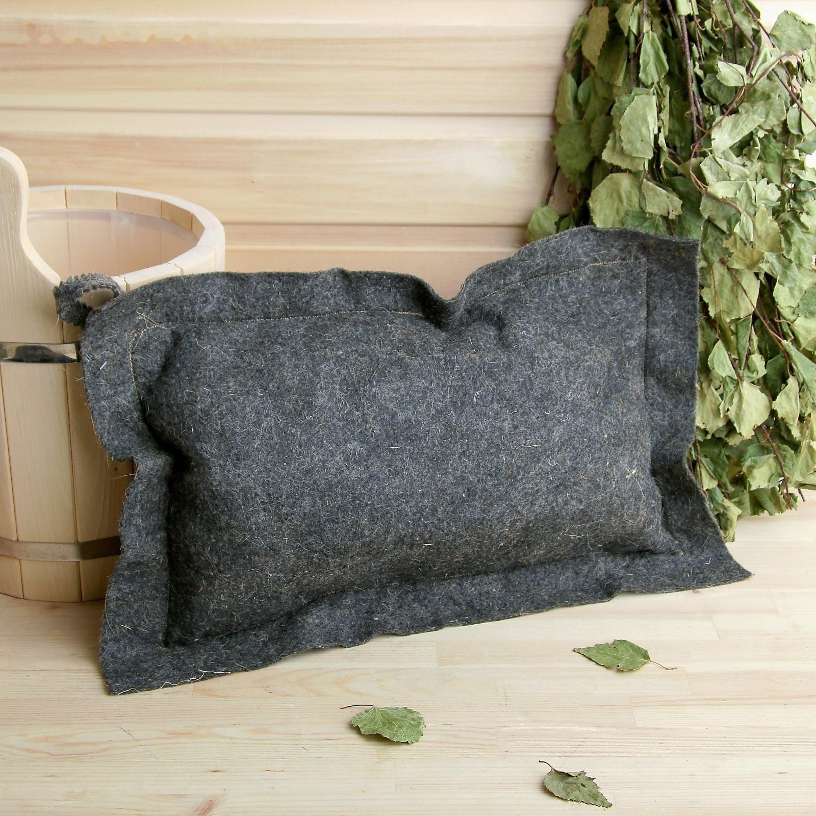 Подушка комбинированная, войлок, 50×33см