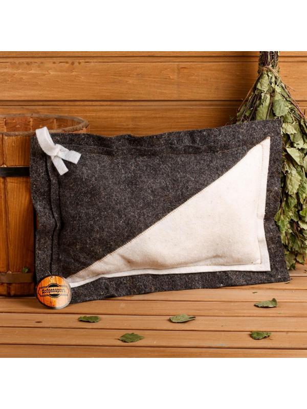 Подушка комбинированная, войлок, 50×33см