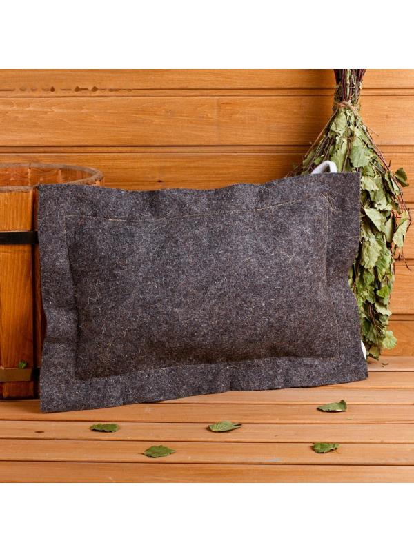 Подушка комбинированная, войлок, 50×33см