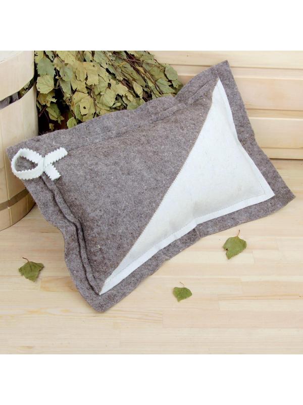 Подушка комбинированная, войлок, 50×33см