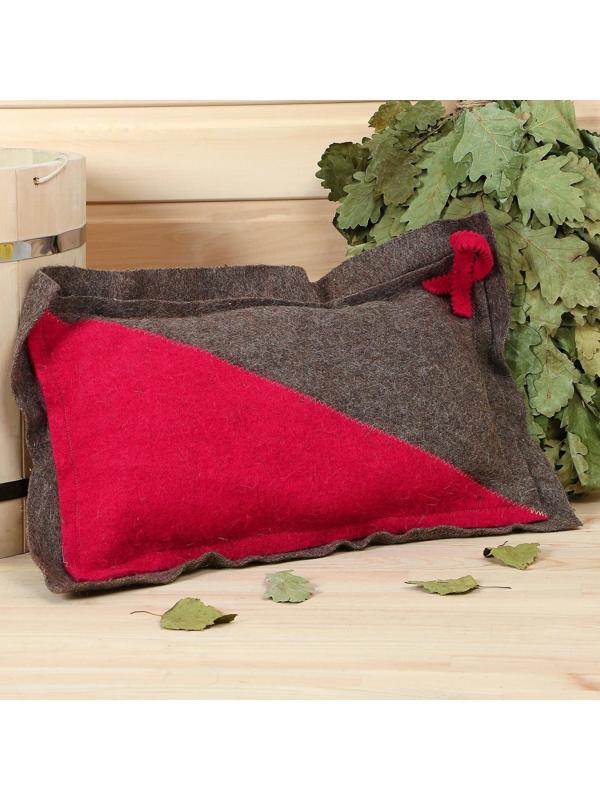 Подушка комбинированная, войлок, 50×33см