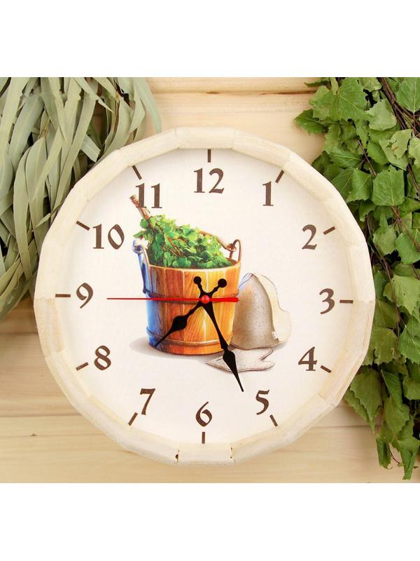 Часы банные бочонок 