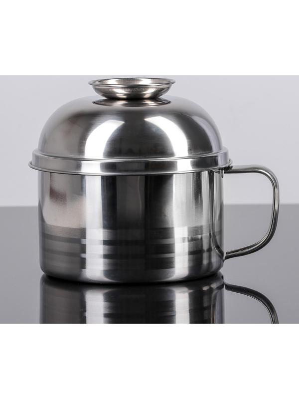 Набор посуды из нержавеющей стали «Турист» 3 шт: кружка 1,35 л, миска 650 мл, тарелка 300 мл