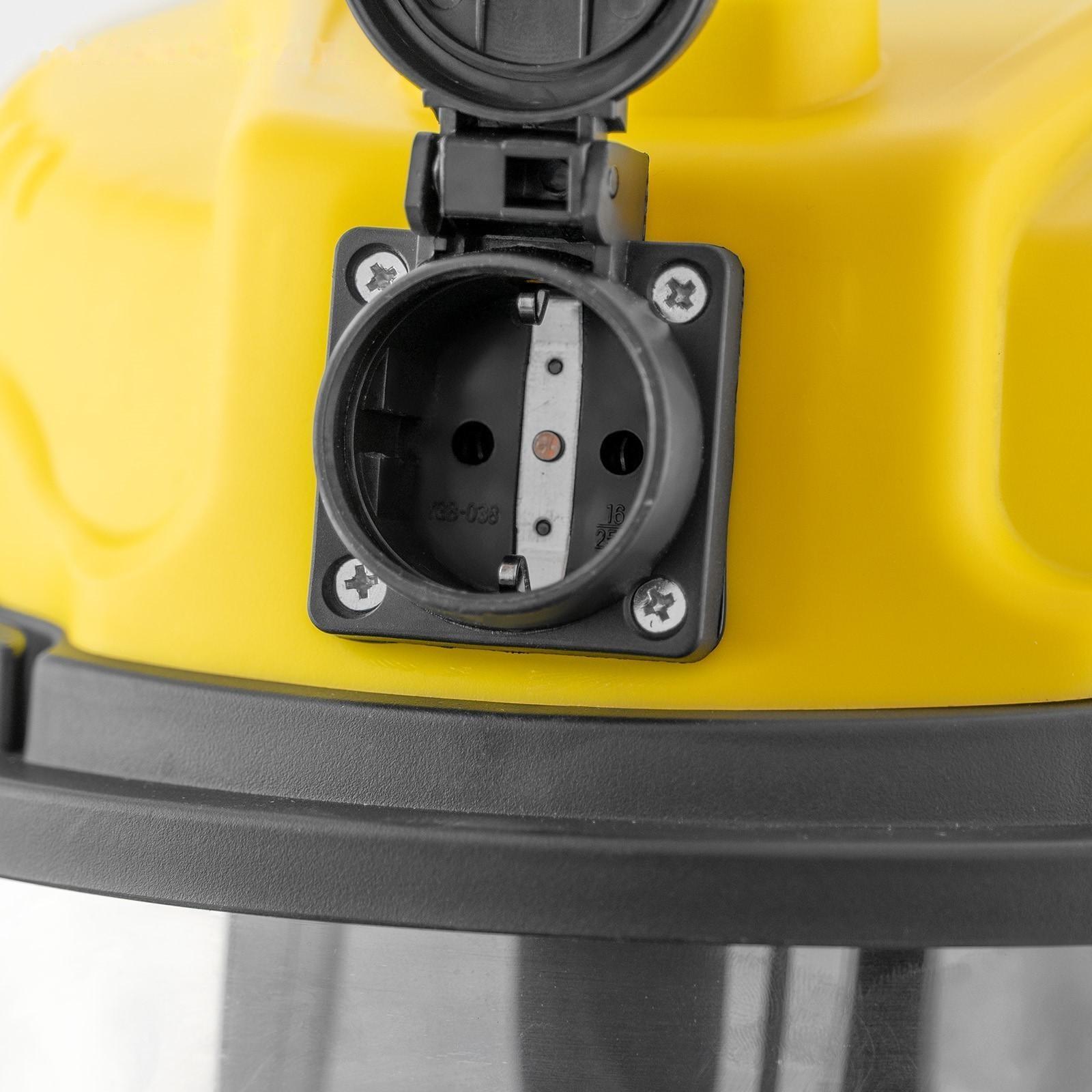 Строительный пылесос Kolner KVC 1700 S, 1700Вт, объем бака 25л