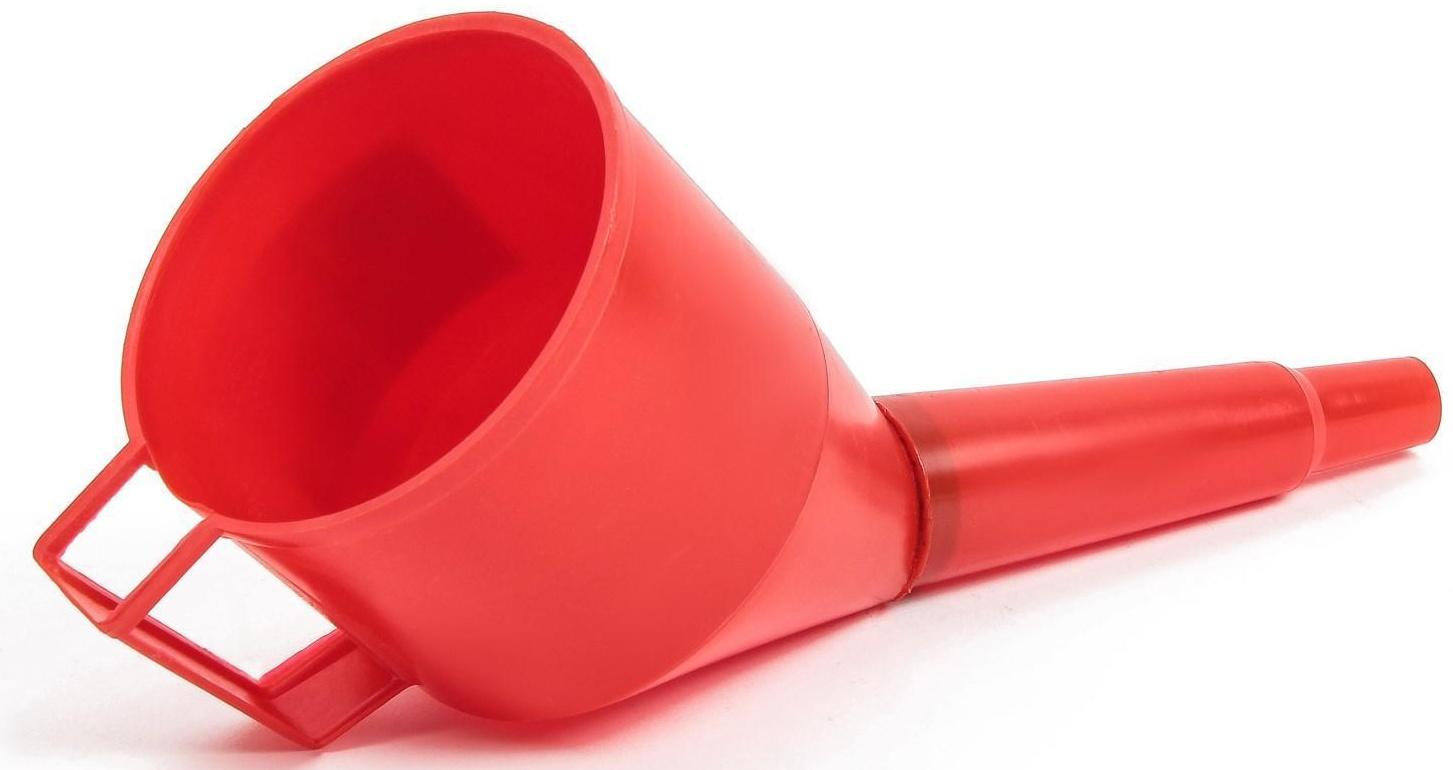 Воронка TORSO Для ГСМ с сеткой, диаметр 12 см, высота 27 см, МИКС