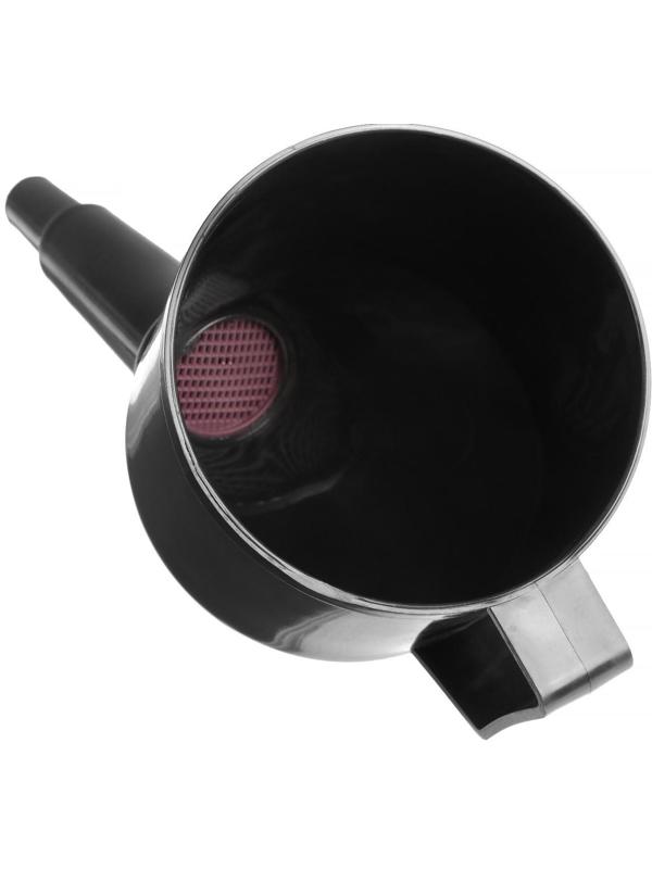 Воронка TORSO Для ГСМ с сеткой, диаметр 12 см, высота 27 см, МИКС