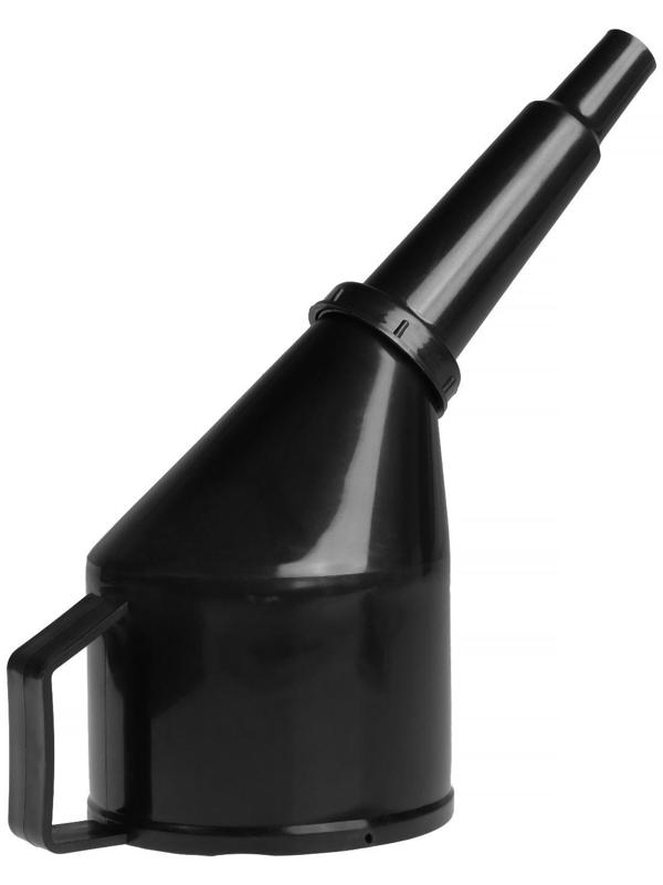 Воронка TORSO Для ГСМ с сеткой, диаметр 12 см, высота 27 см, МИКС