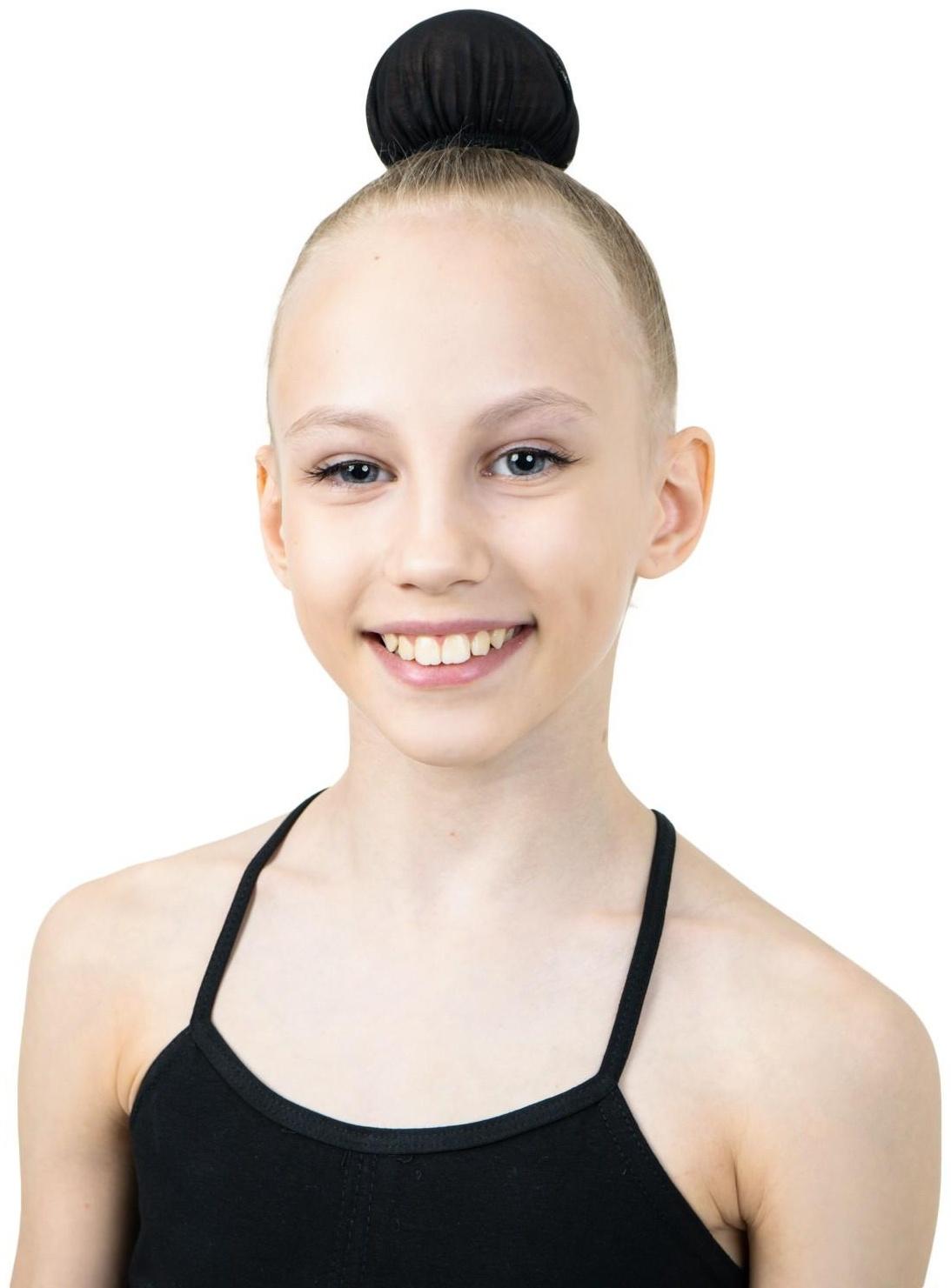 Сеточка для волос на пучок, набор 5 шт, цвет чёрный