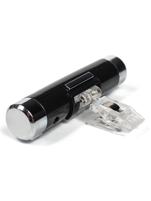 Часы-термометр автомобильные в дефлектор