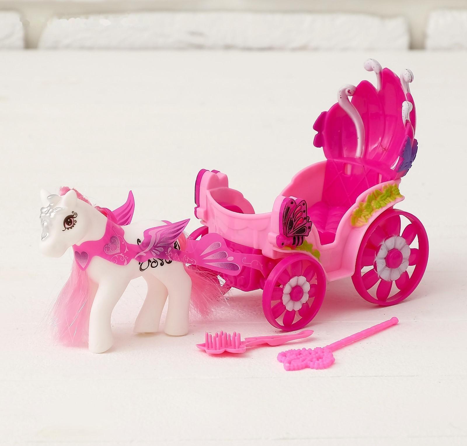 Карета для кукол «Сказочная» с пони