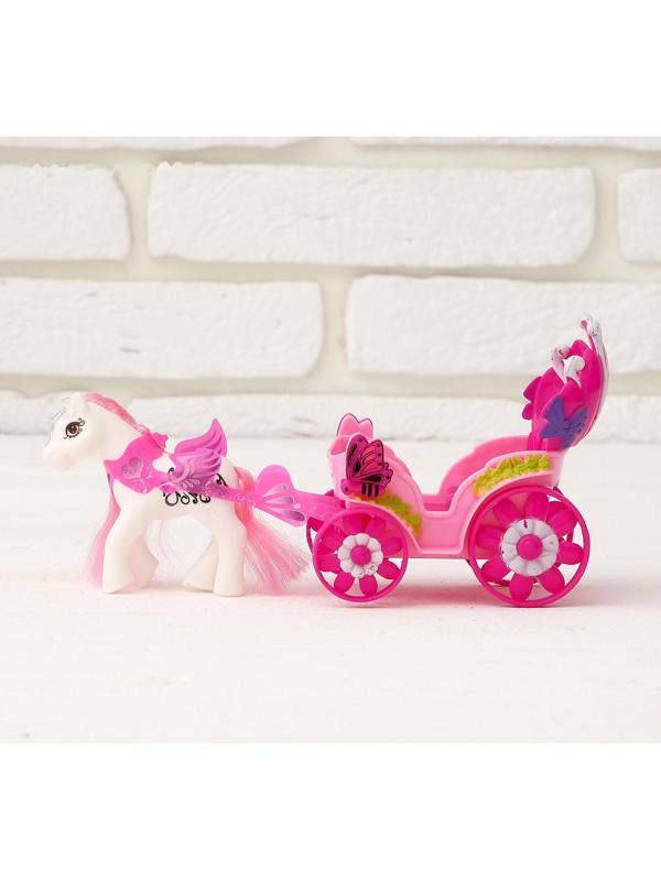 Карета для кукол «Сказочная» с пони