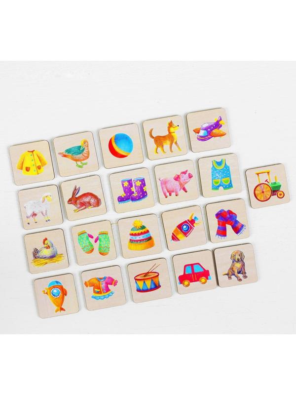 Развивающая игра «Сортер: животные, игрушки, одежда»