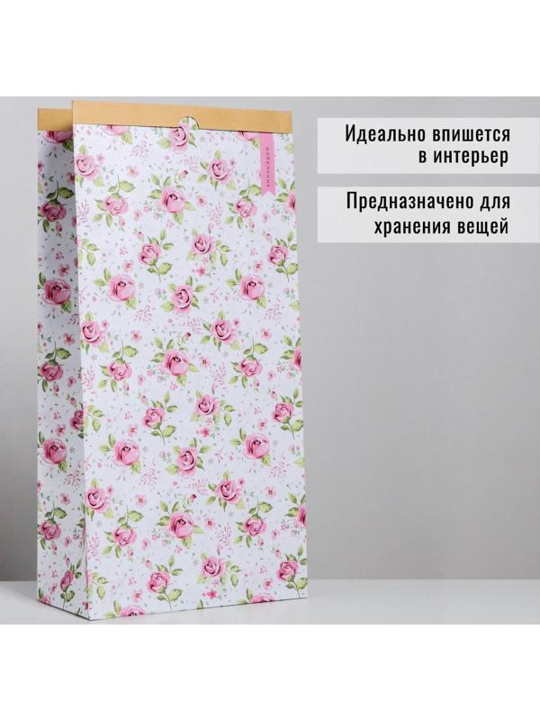 Пакет крафтовый «Милый дом», 32 х 64 х 16 см