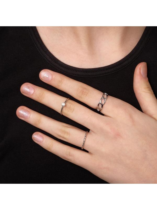 Пусеты с кольцами 