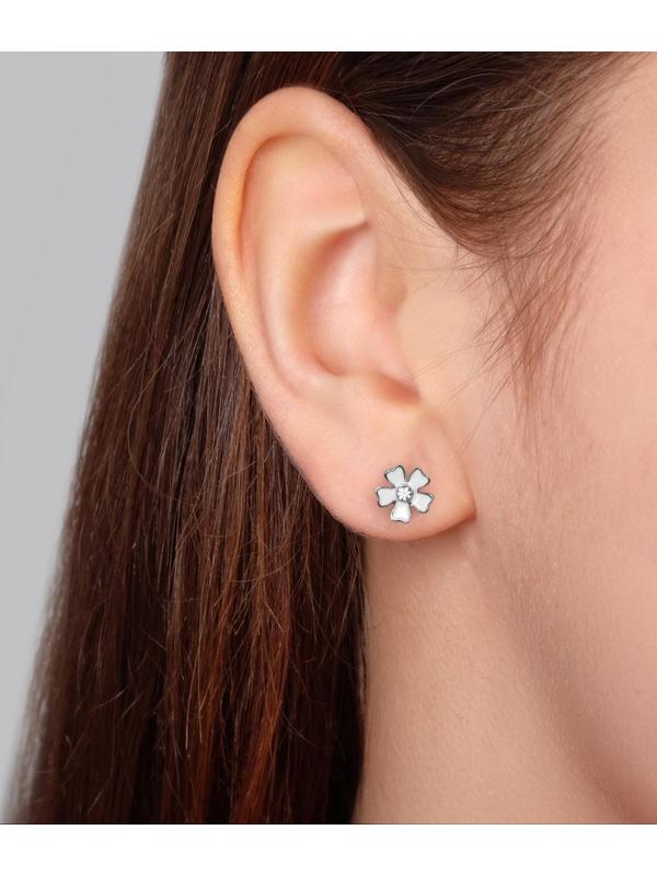 Пусеты с кольцами 