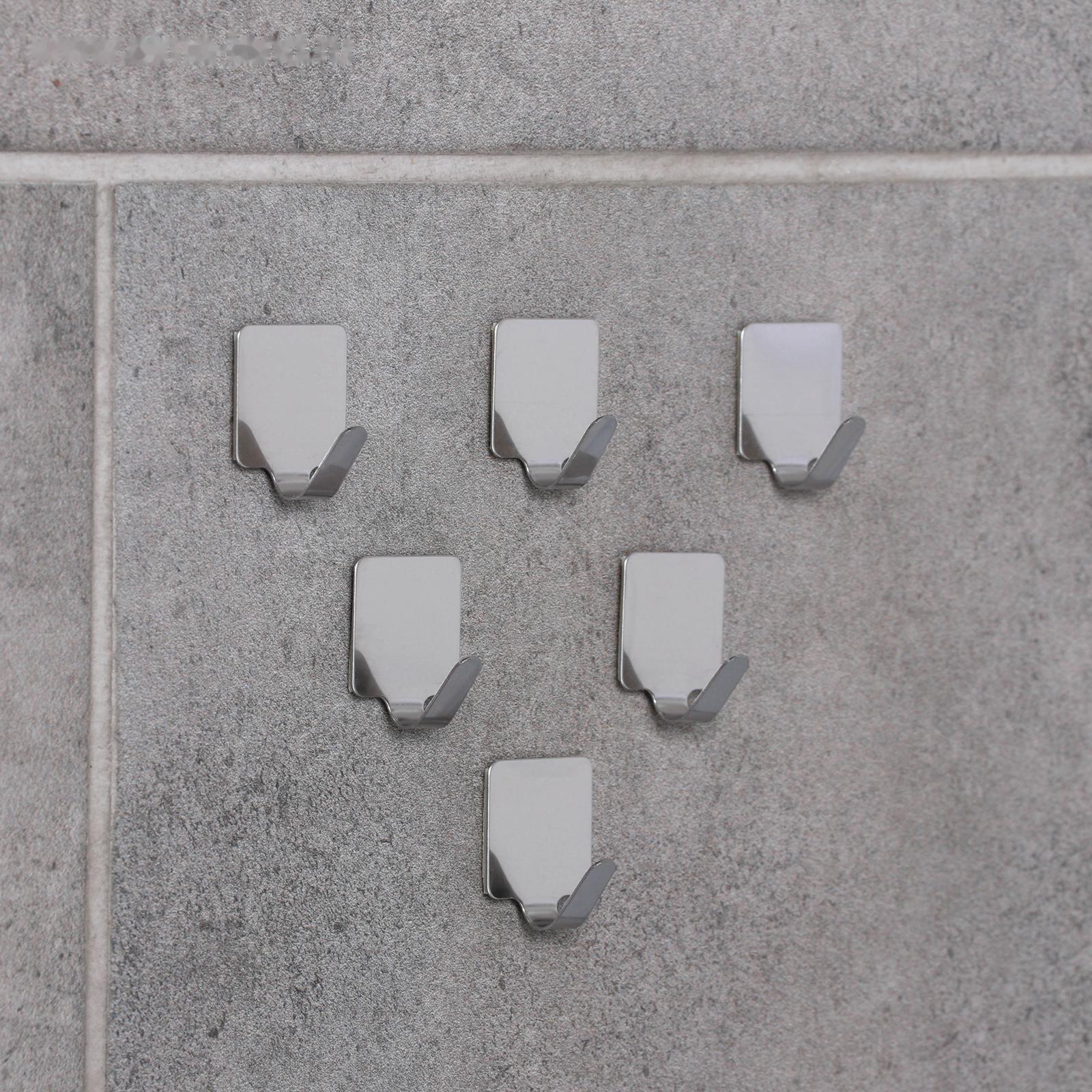 Крючок на липучке Доляна «Лофт», 6 шт, металлический