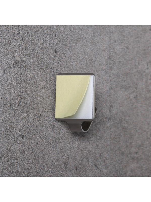 Крючок на липучке Доляна «Лофт», 6 шт, металлический