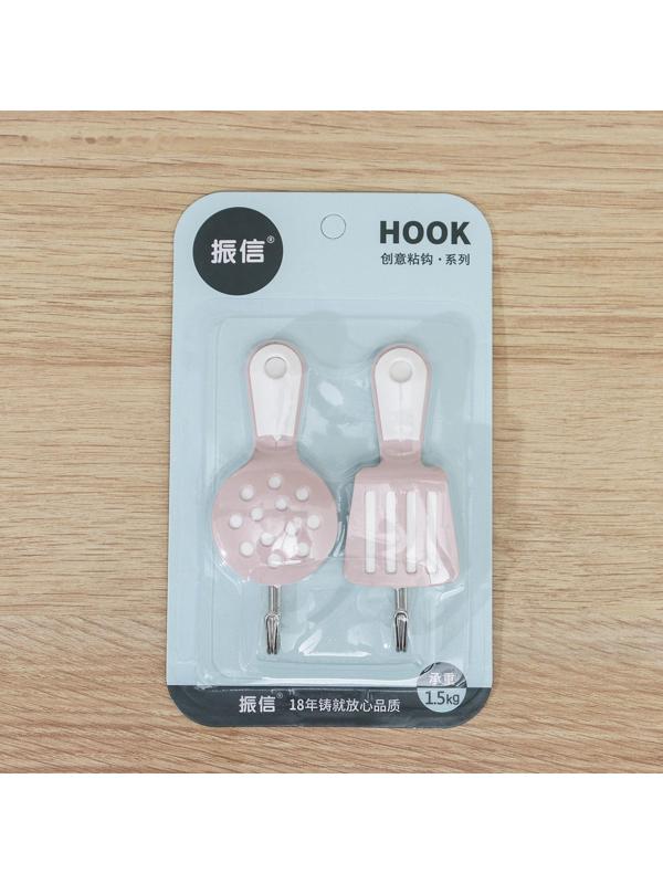 Крючок на липучке «Кухня», 2 шт, цвет МИКС