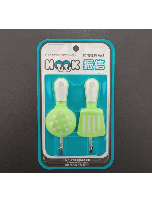 Крючок на липучке «Кухня», 2 шт, цвет МИКС