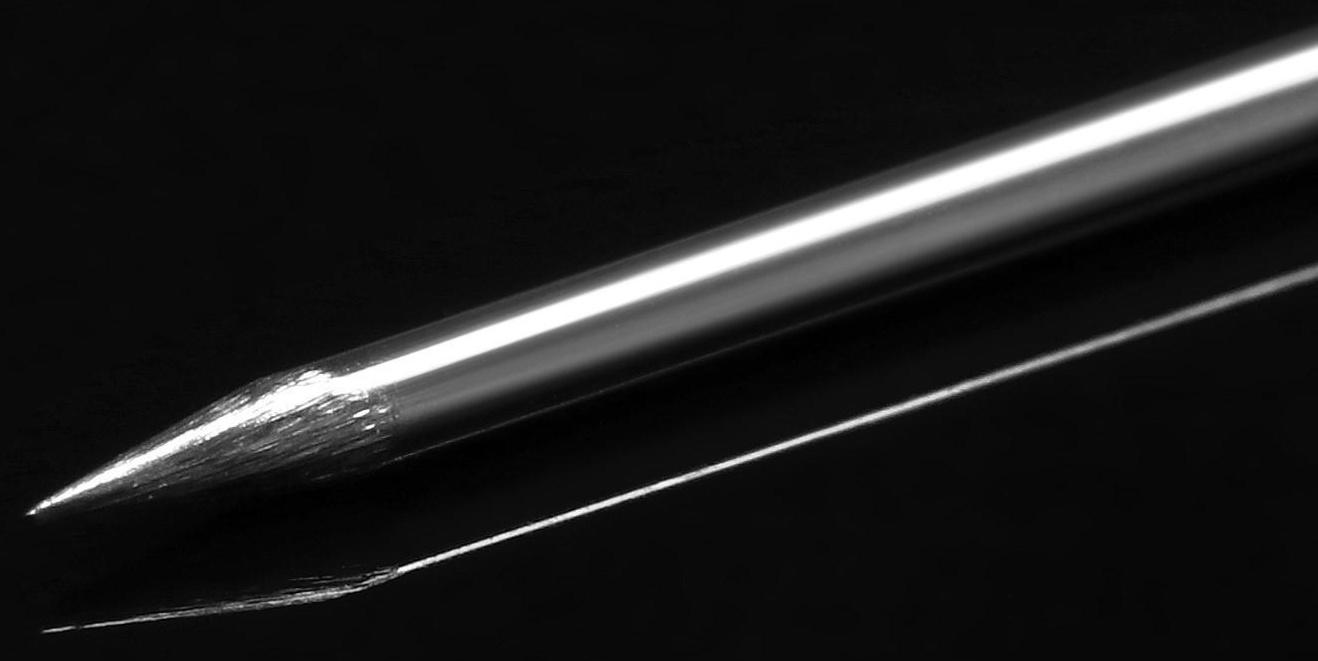 Основа для булавки с шариком d=1 см (набор 5шт), L=5 см, площадка 1,5см, цвет серебро