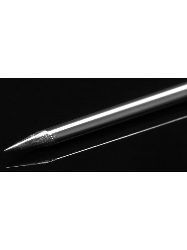 Основа для булавки с шариком d=1 см (набор 5шт), L=5 см, площадка 1,5см, цвет серебро