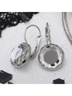 Серьги со стразами 