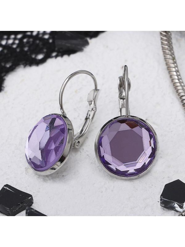 Серьги со стразами 