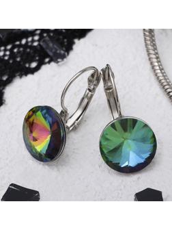 Серьги со стразами 