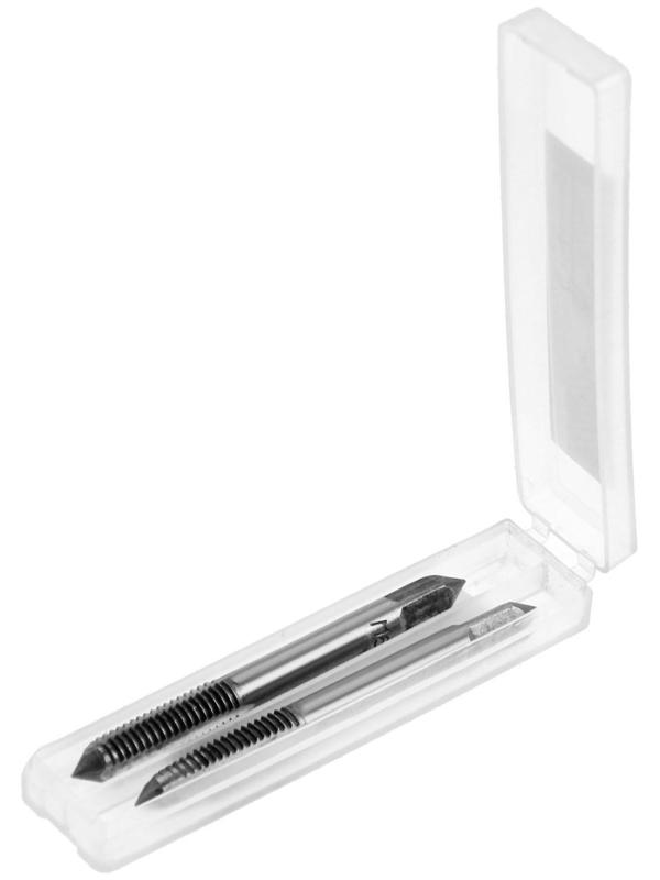 Метчики метрические ручные ТУНДРА, М6 х 1 мм, комплект из 2 шт.