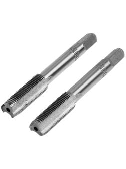 Метчики метрические ручные ТУНДРА, М10 х 1 мм, комплект из 2 шт.