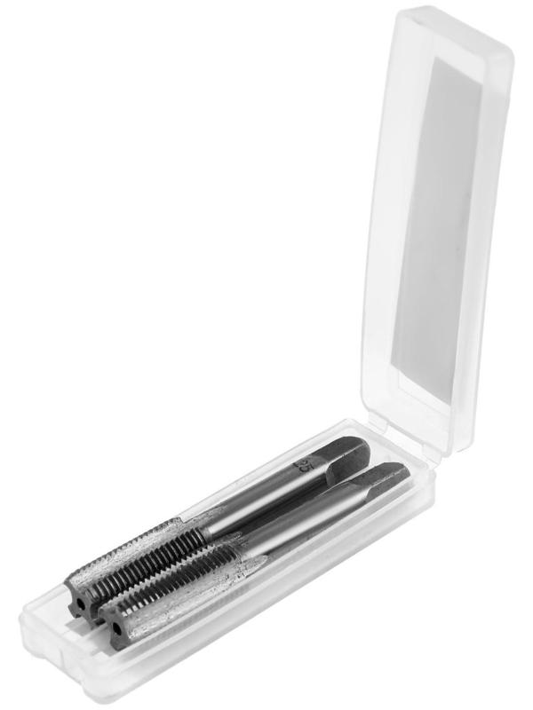 Метчики метрические ручные ТУНДРА, М12 х 1.25 мм, комплект из 2 шт.