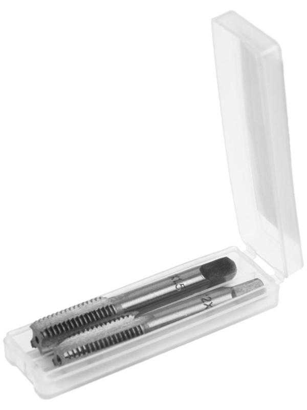 Метчики метрические ручные ТУНДРА, М12 х 1.5 мм, комплект из 2 шт.