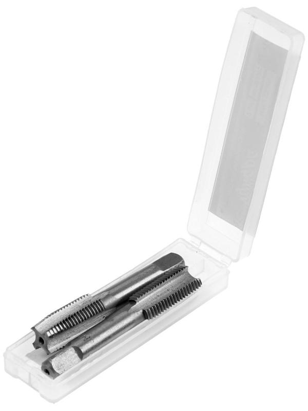 Метчики метрические ручные ТУНДРА, М14 х 1.5 мм, комплект из 2 шт.