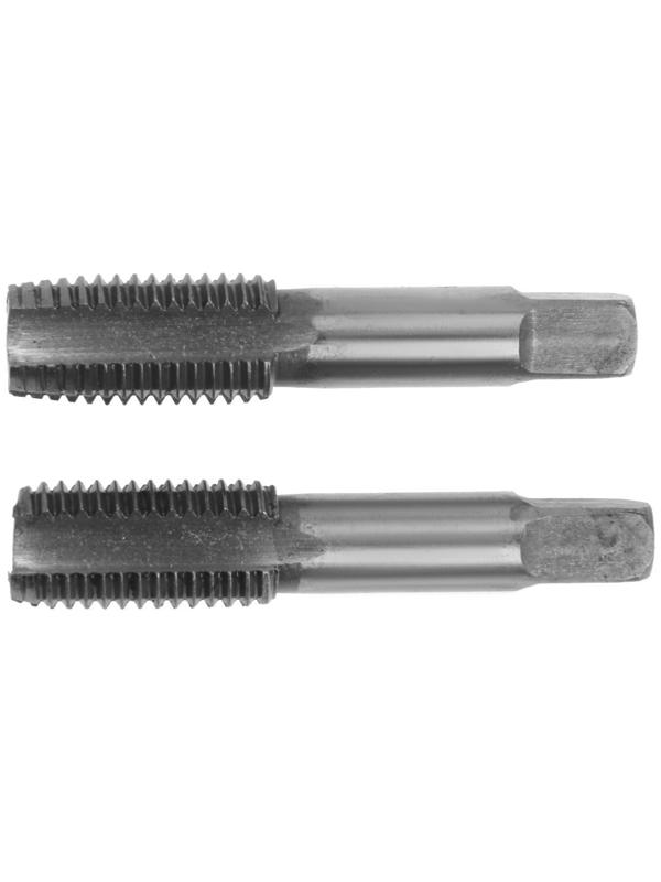 Метчики метрические ручные ТУНДРА, М20 х 2.5 мм, комплект из 2 шт.